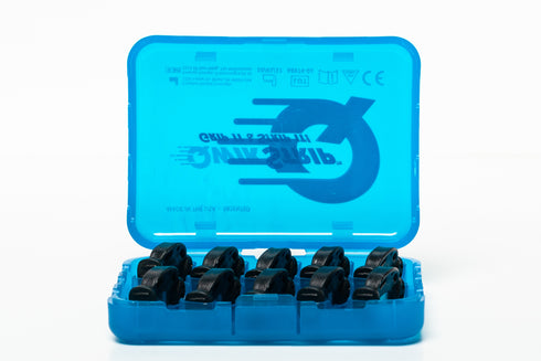 QwikStrip Dental Finishing Strips QSC-XC (10 Pack) Black Curved X-Course (.18mm)